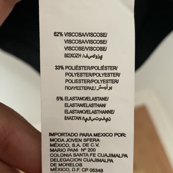 NWT SFERA casual mini dress with lace on shoulders - Picture 6 of 7